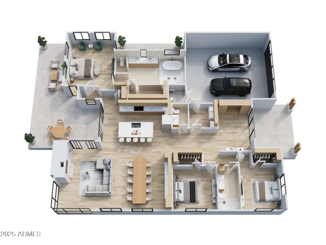 a picture of a very nice looking living room with furniture