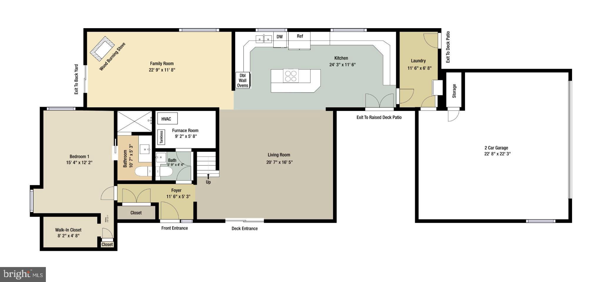 11813 Vale Road Oakton, VA 22124 - Photo 47 of 48 Main Level Floorplan