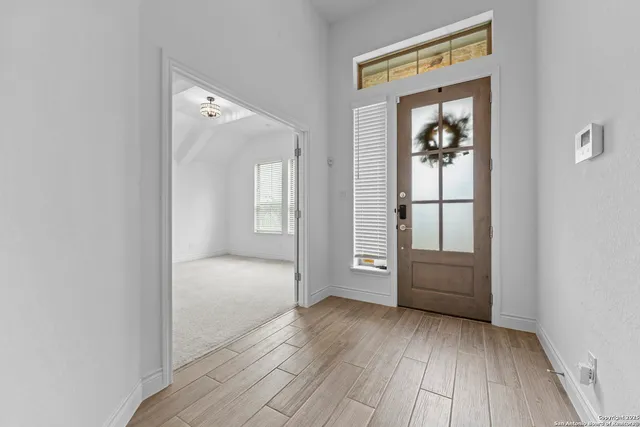 wooden floor in an empty room