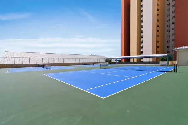 a view of tennis court