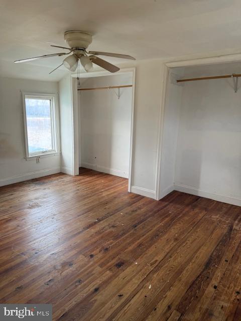 21365 Canoe Neck Way Abell, MD 20606 - Photo 12 of 23 a view of empty room with wooden floor and fan