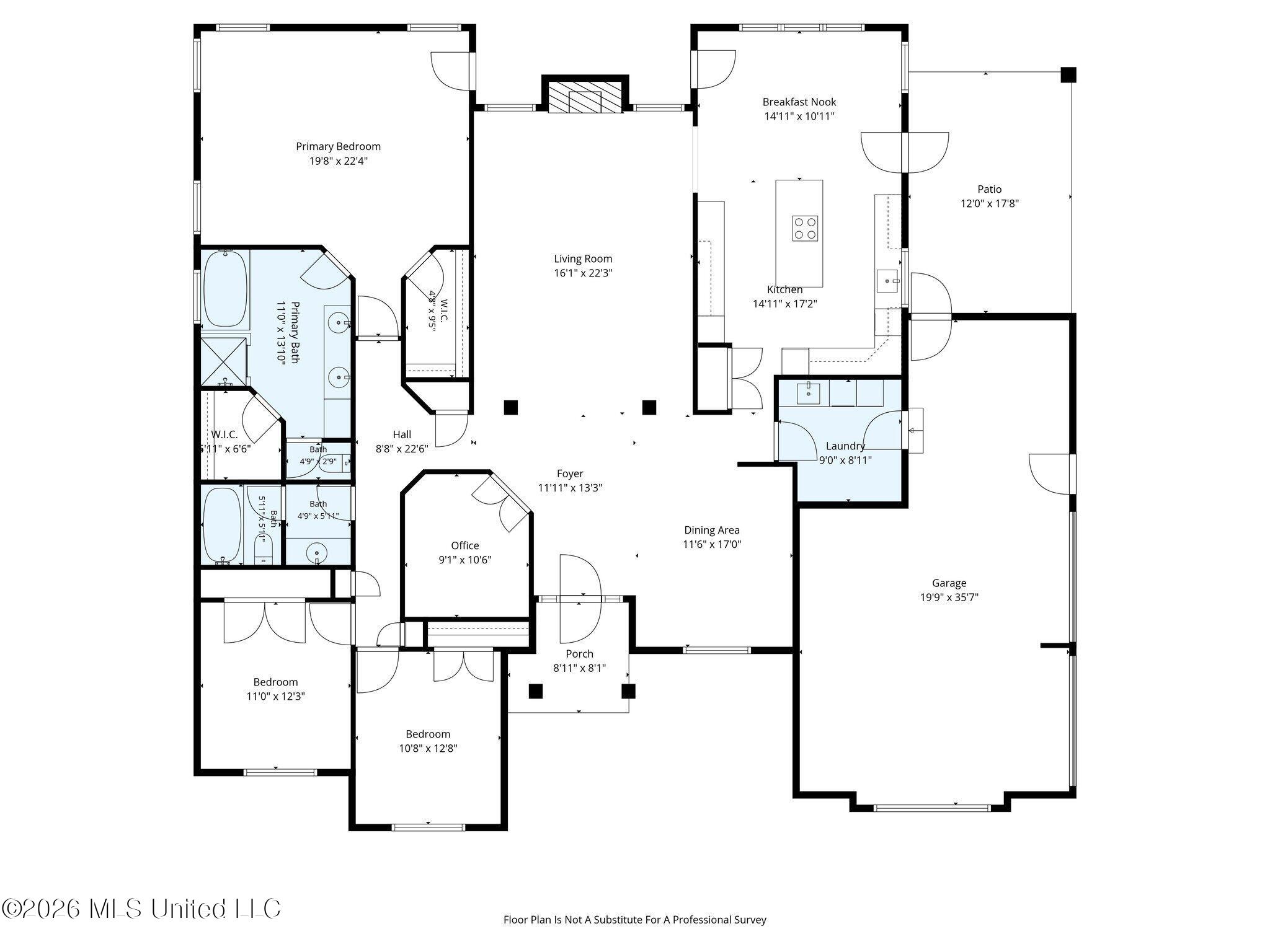 704 Shadow View Drive Hernando, MS 38632 - Photo 49 of 49 Floorplan