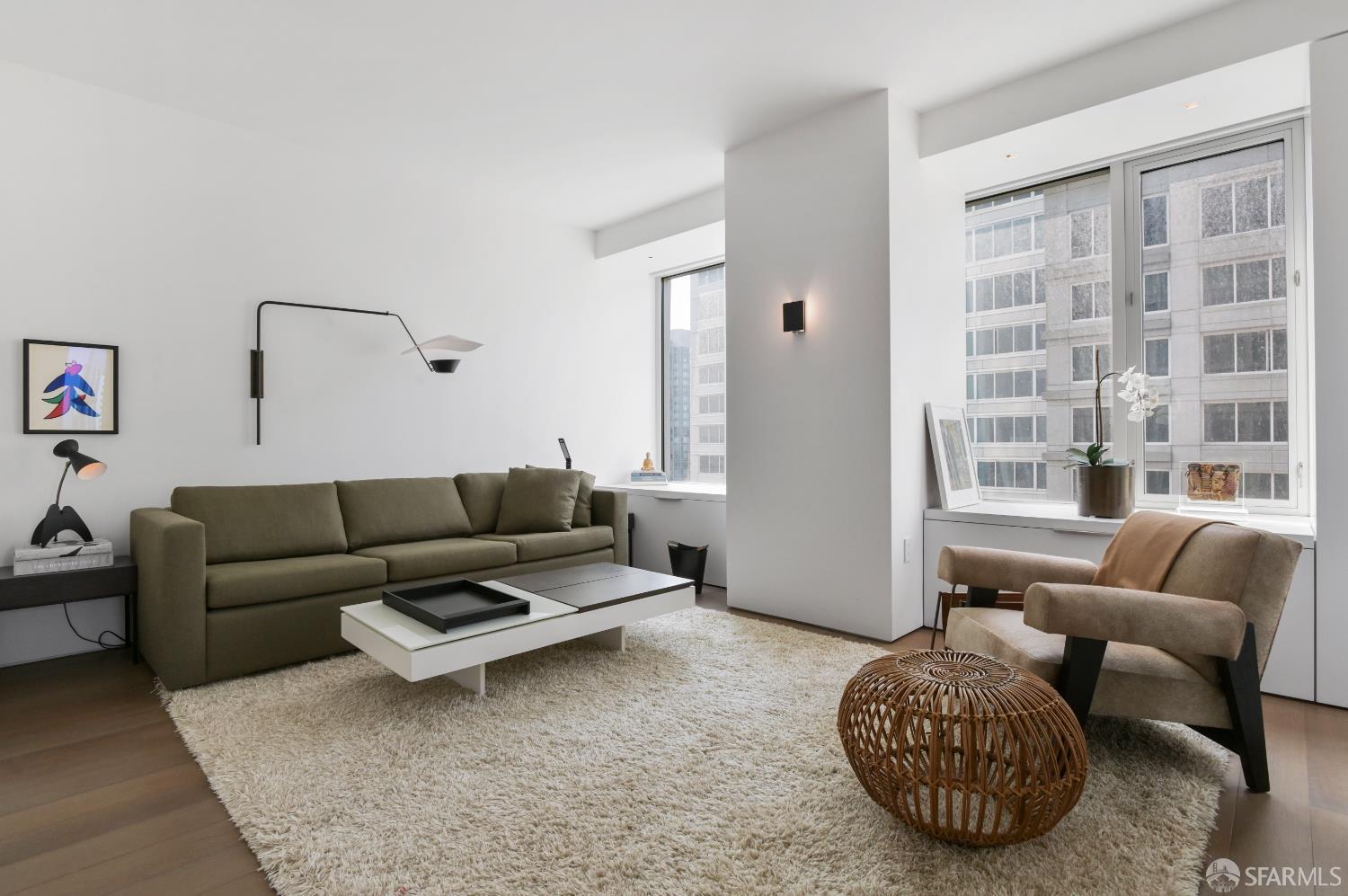 188 Minna, Unit 27A San Francisco, CA 94105 - Photo 25 of 42 a living room with furniture and a large window