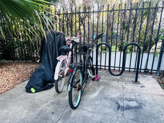 a view of street with sitting area
