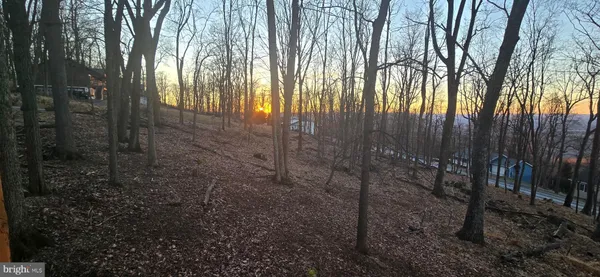 a view of wooden balcony