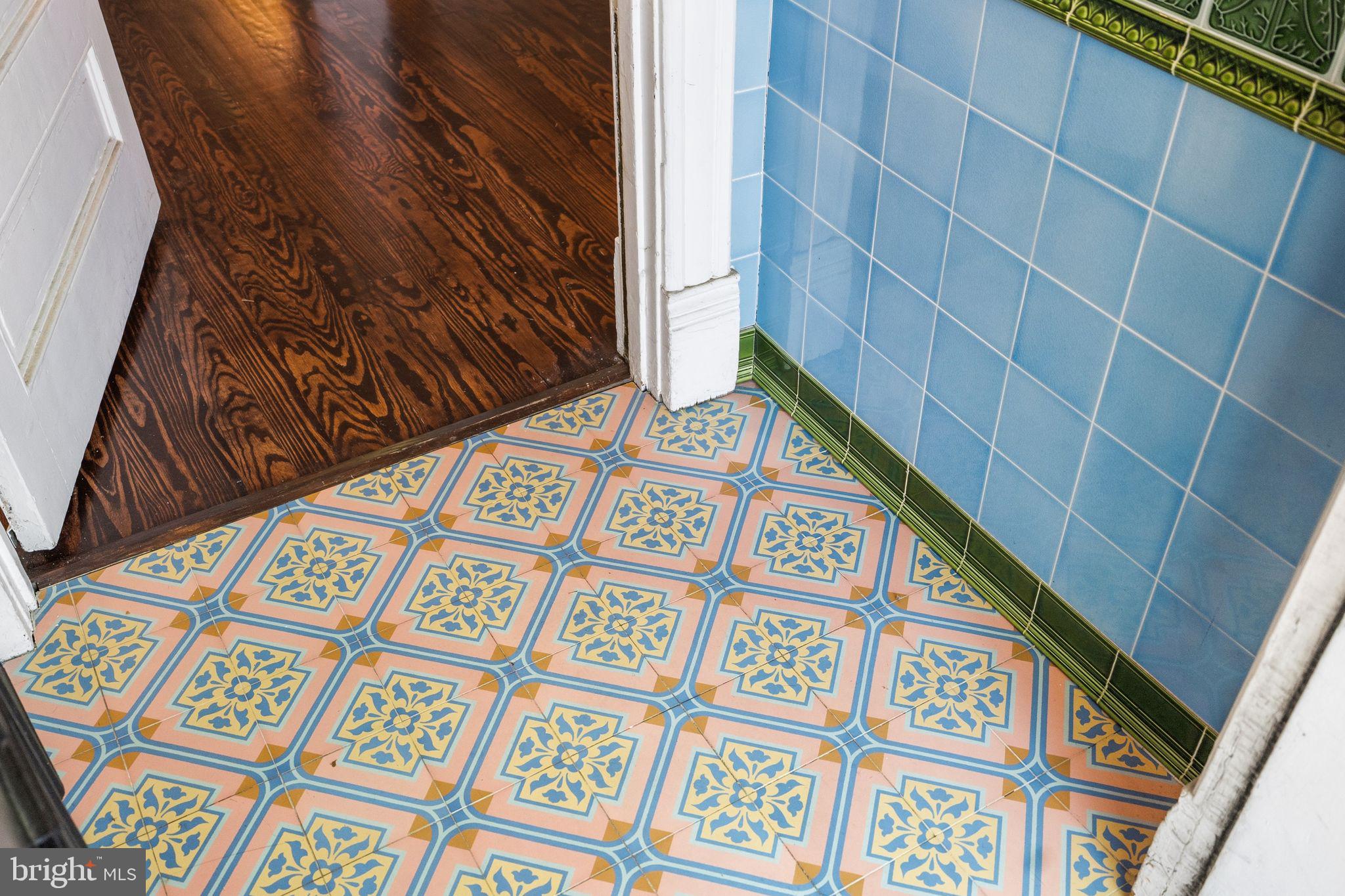 3066 Q Street Northwest Washington, DC 20007 - Photo 4 of 56 Foyer With Extraordinary Tile