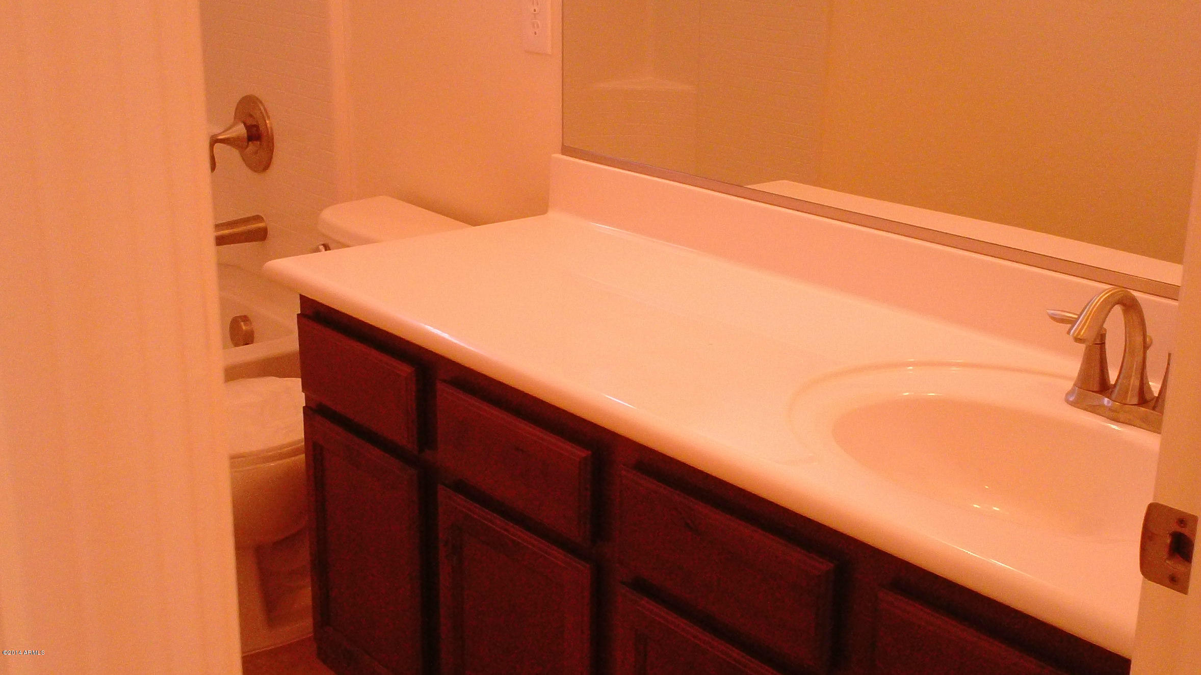3115 East Rochelle Street Mesa, AZ 85213 - Photo 9 of 14 Bath 2 Brushed Nickel Plumbing fixtures
