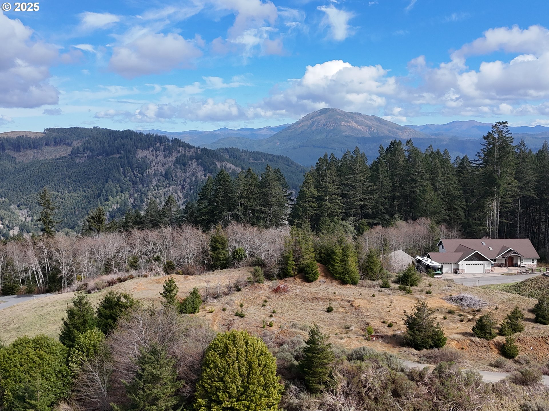 Dale Court Brookings, OR 97415 - Photo 24 of 25 a view of a backyard of house