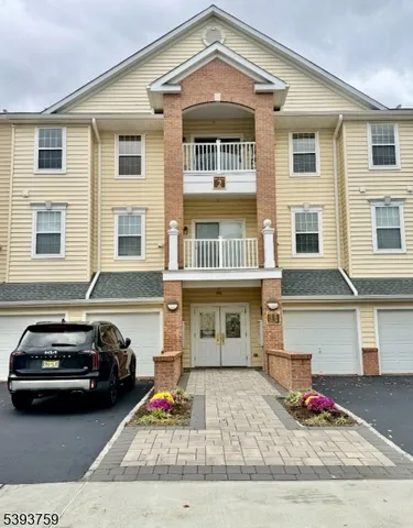 a car parked in front of a house