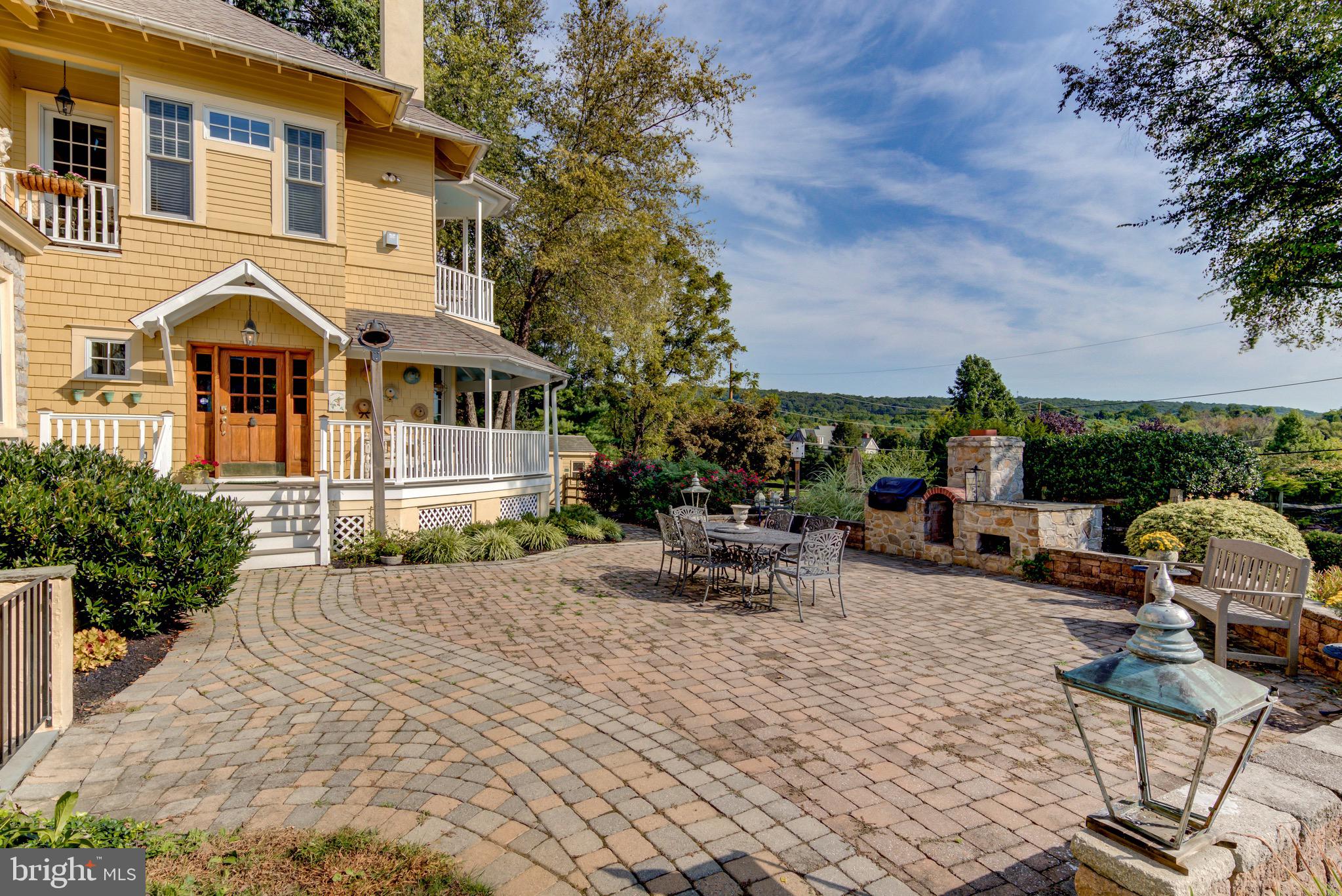 1571 North Valley Road Malvern, PA 19355 - Photo 17 of 93 Large patio with built in grill and fireplace!