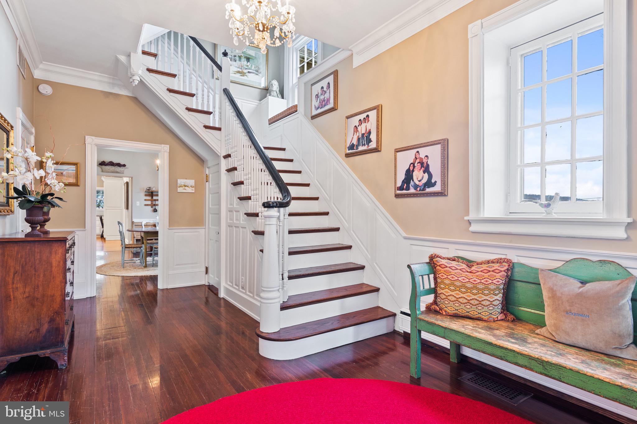 1571 North Valley Road Malvern, PA 19355 - Photo 18 of 93 Gorgeous staircase and entry hall!