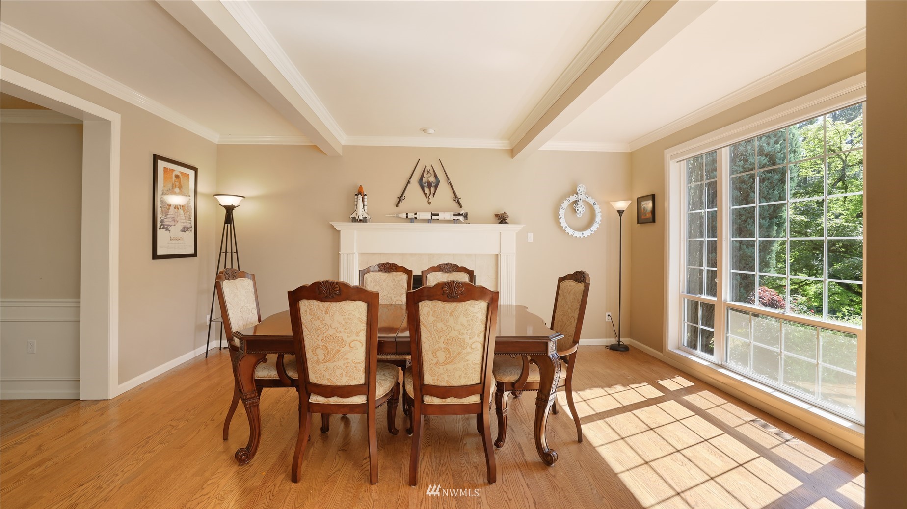 16038 Southeast 125th Street Renton, WA 98059 - Photo 12 of 34 a view of a dining room with furniture and a window
