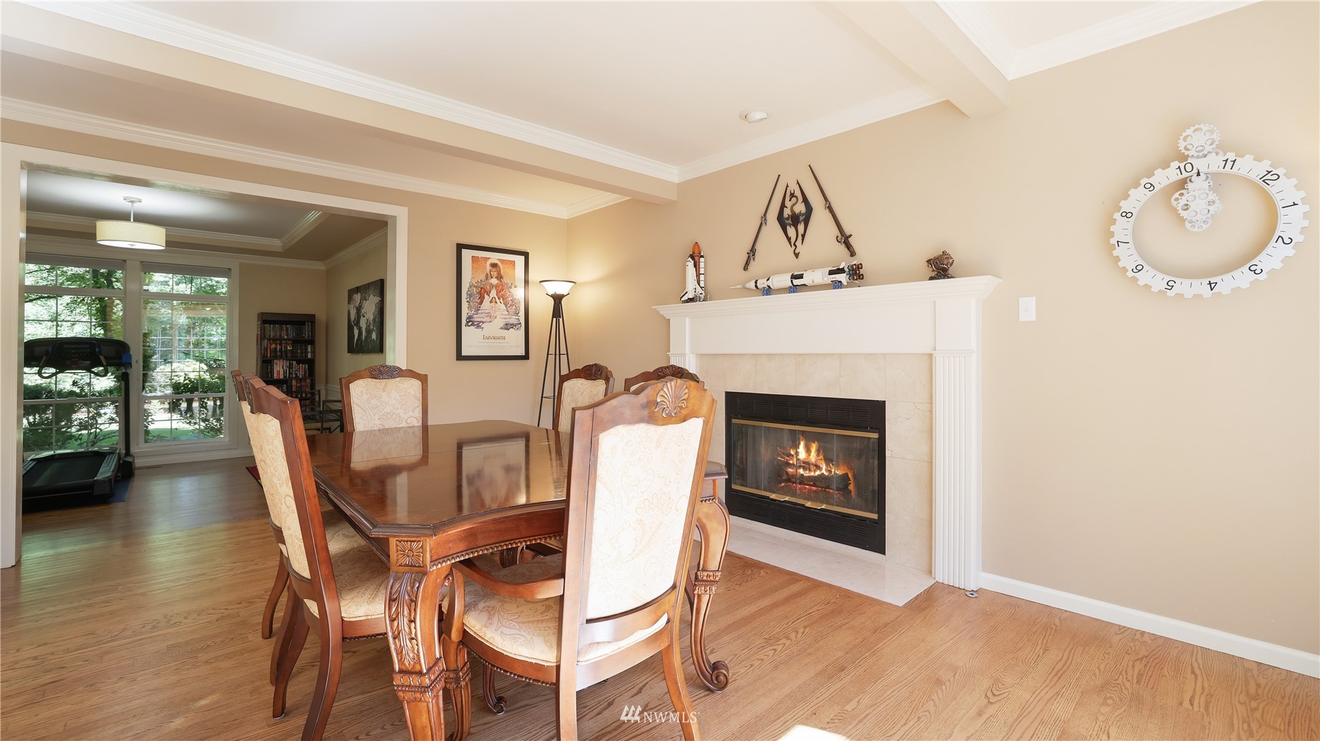 16038 Southeast 125th Street Renton, WA 98059 - Photo 13 of 34 a view of a livingroom with furniture and a fireplace