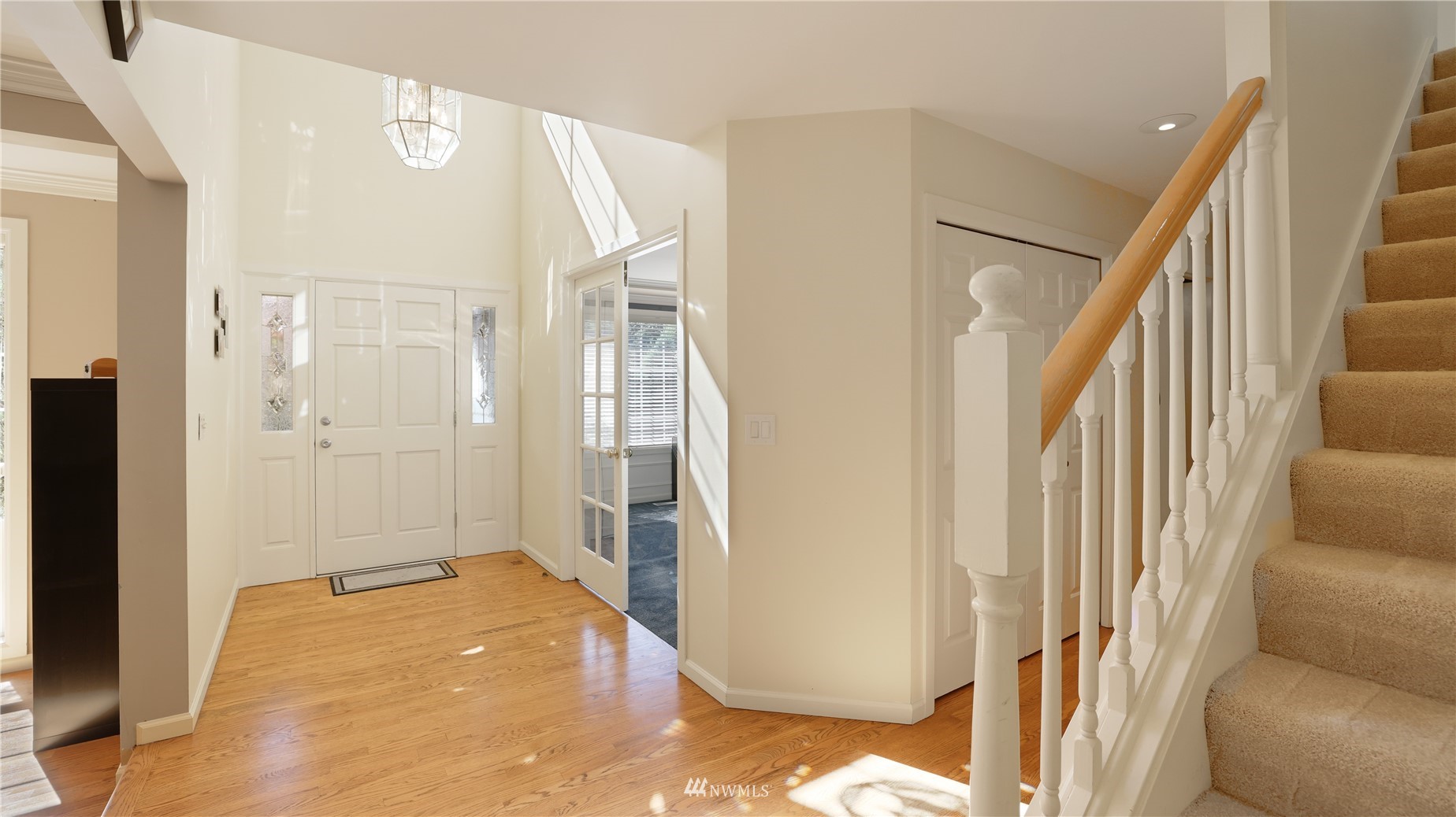 16038 Southeast 125th Street Renton, WA 98059 - Photo 9 of 34 a view of a bathroom with a glass door