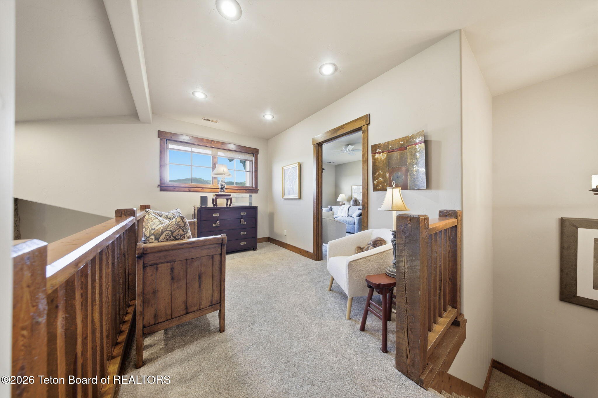 92 Bison Drive Victor, ID 83455 - Photo 18 of 52 14 sitting area top of stairs