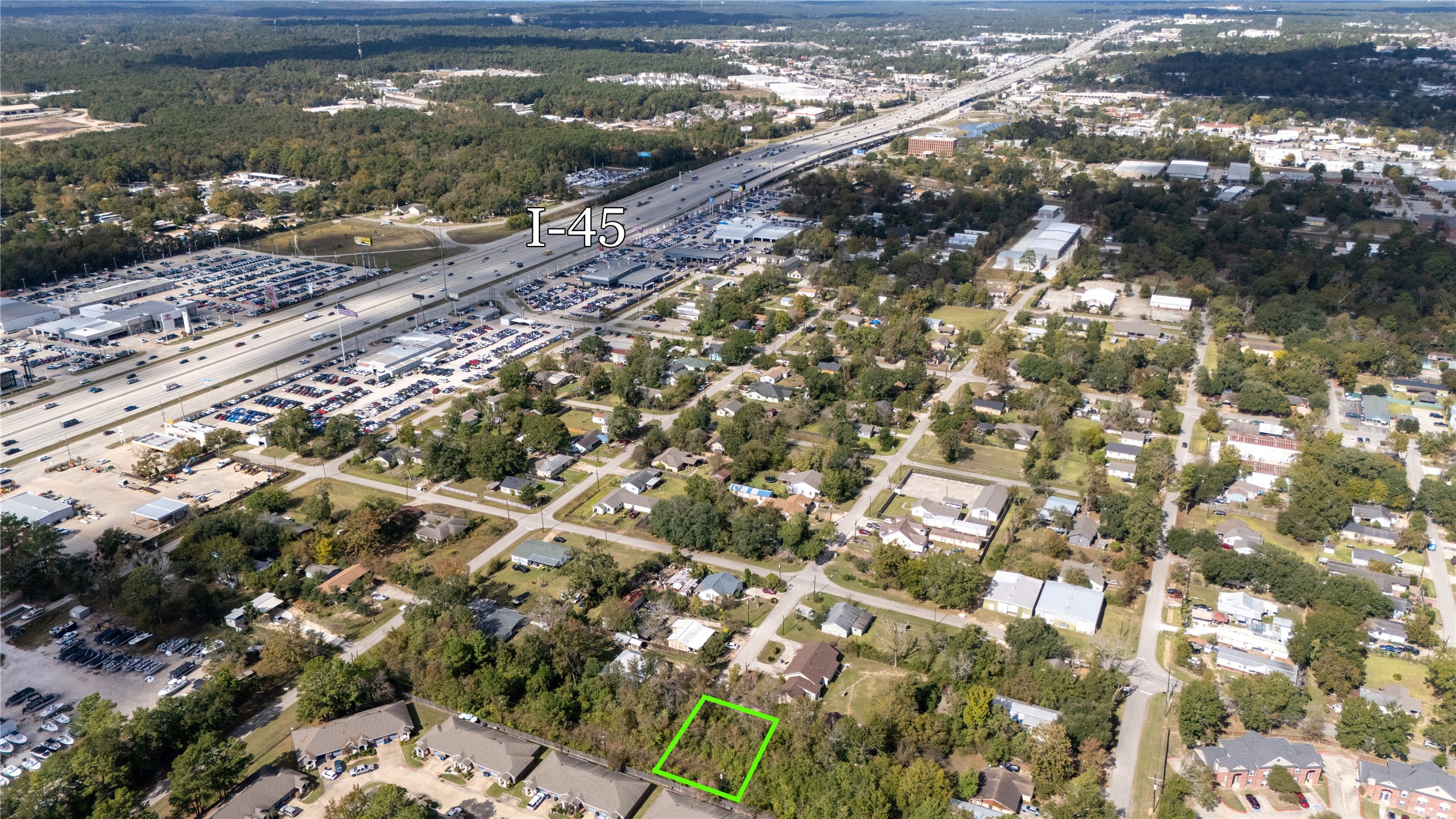 0 South Sandra Street Conroe, TX 77301 - Photo 7 of 14 a view of yard with wooden floor