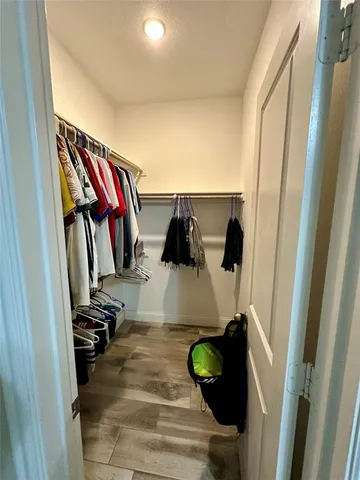 a view of walk in closet