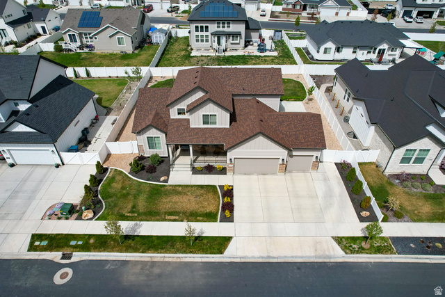 1434 West Stable Street Lindon, UT 84042 - Photo 73 of 76 Aerial perspective of suburban area