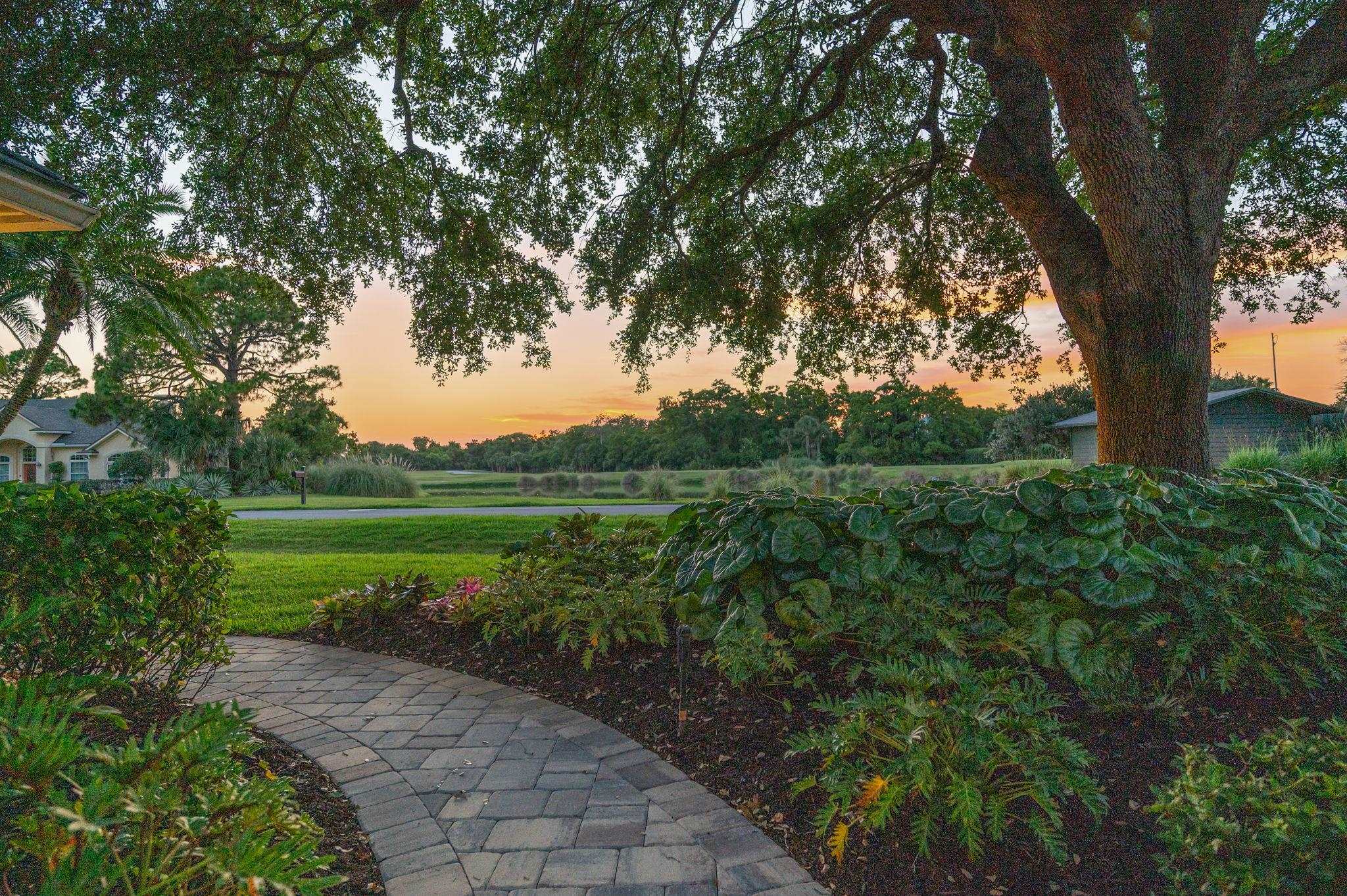 248 Marshside Drive St. Augustine, FL 32080 - Photo 73 of 78 a view of a river and trees in a yard