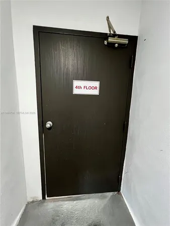 a view of a pool with an outdoor space