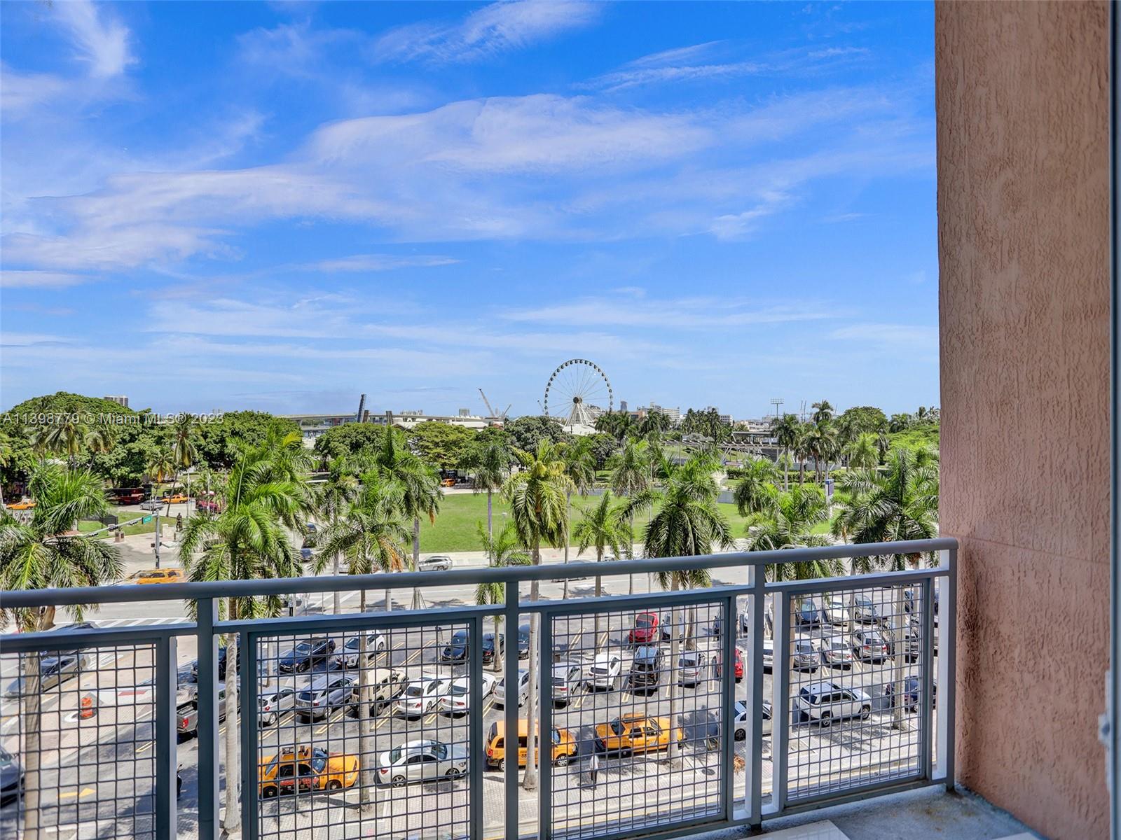 244 Biscayne Boulevard, Unit 439 Miami, FL 33132 - Photo 29 of 49 a city view from a balcony