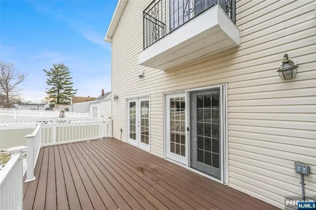 a view of a roof deck