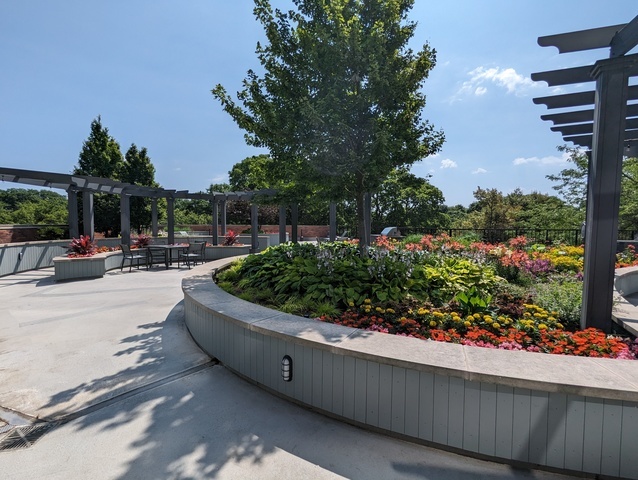 5415 North Sheridan Road, Unit 5305 Chicago, IL 60640 - Photo 14 of 16 a view of a bench in a back yard