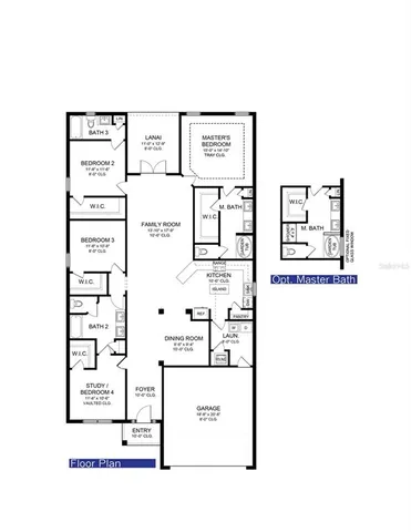 a picture of a floor plan