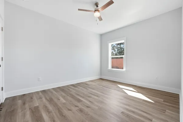 wooden floor in an empty room