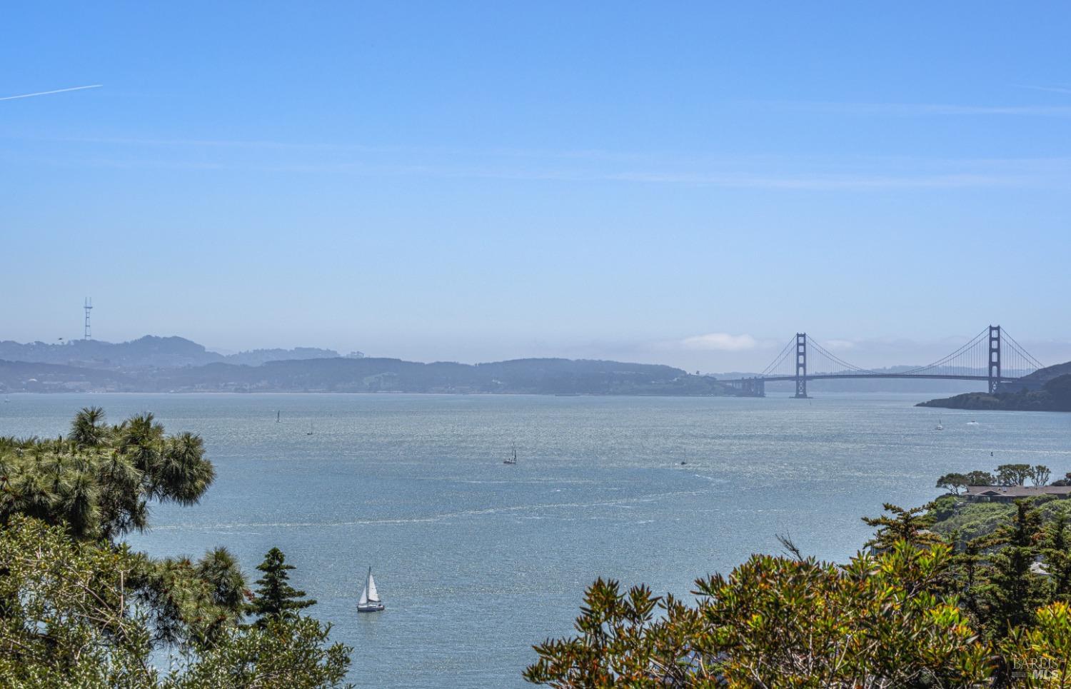 2323 Spanish Trail Road Tiburon, CA 94920 - Photo 1 of 1 Straight on Golden Gate Bridge views.