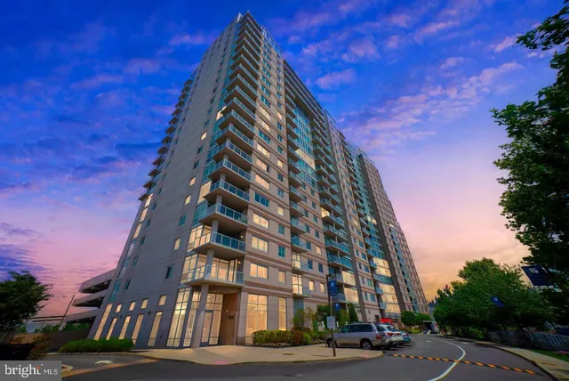 a view of a tall building