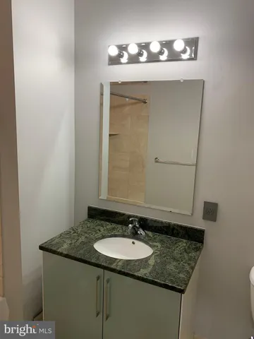 a view of a room with an entryway