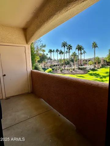 a view of a building from a yard