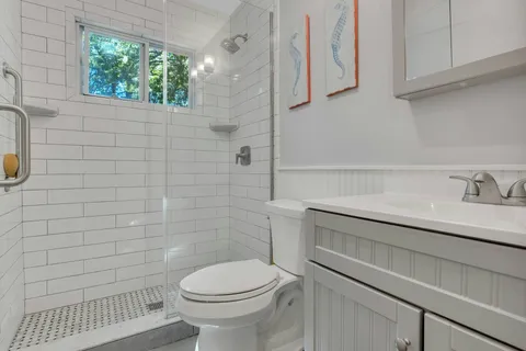 a bathroom with a sink and a toilet