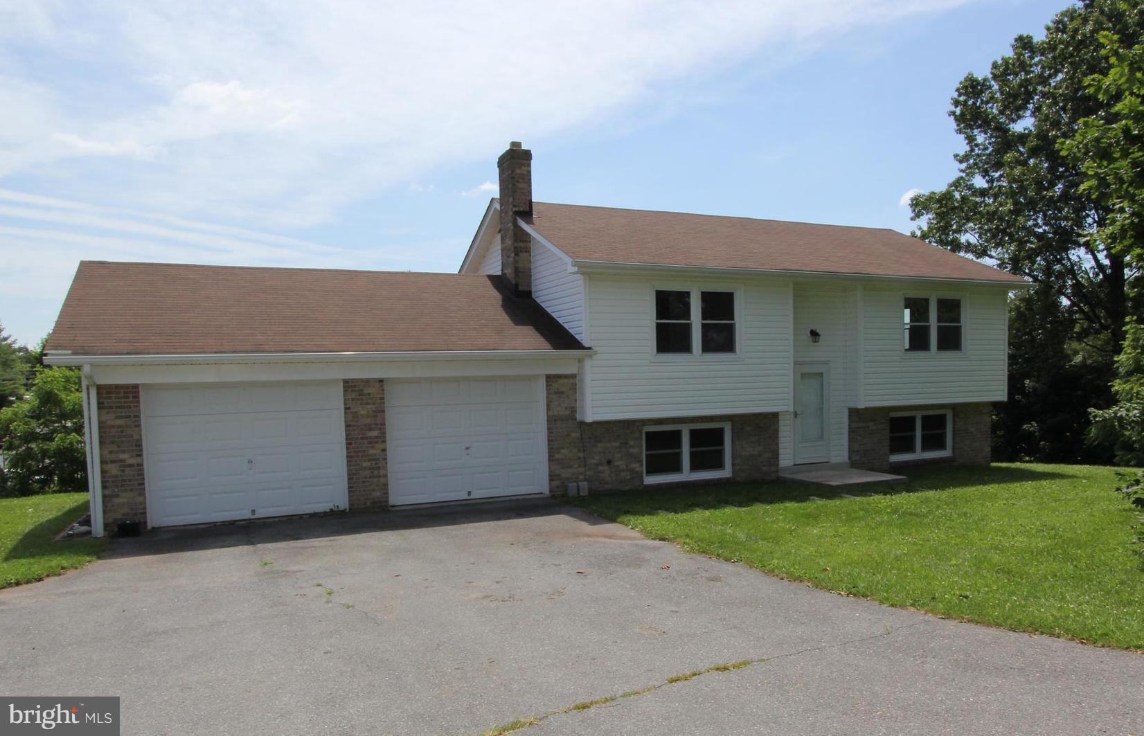 9841 Bartgis Road Frederick, MD 21702 - Photo 3 of 24 Front exterior view, 3 BR, 2 BA + 2-car garage