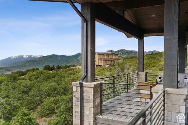 2280 East Outlaw Road, Unit 56 Kamas, UT 84036 - Photo 49 of 59 Balcony featuring a mountain view