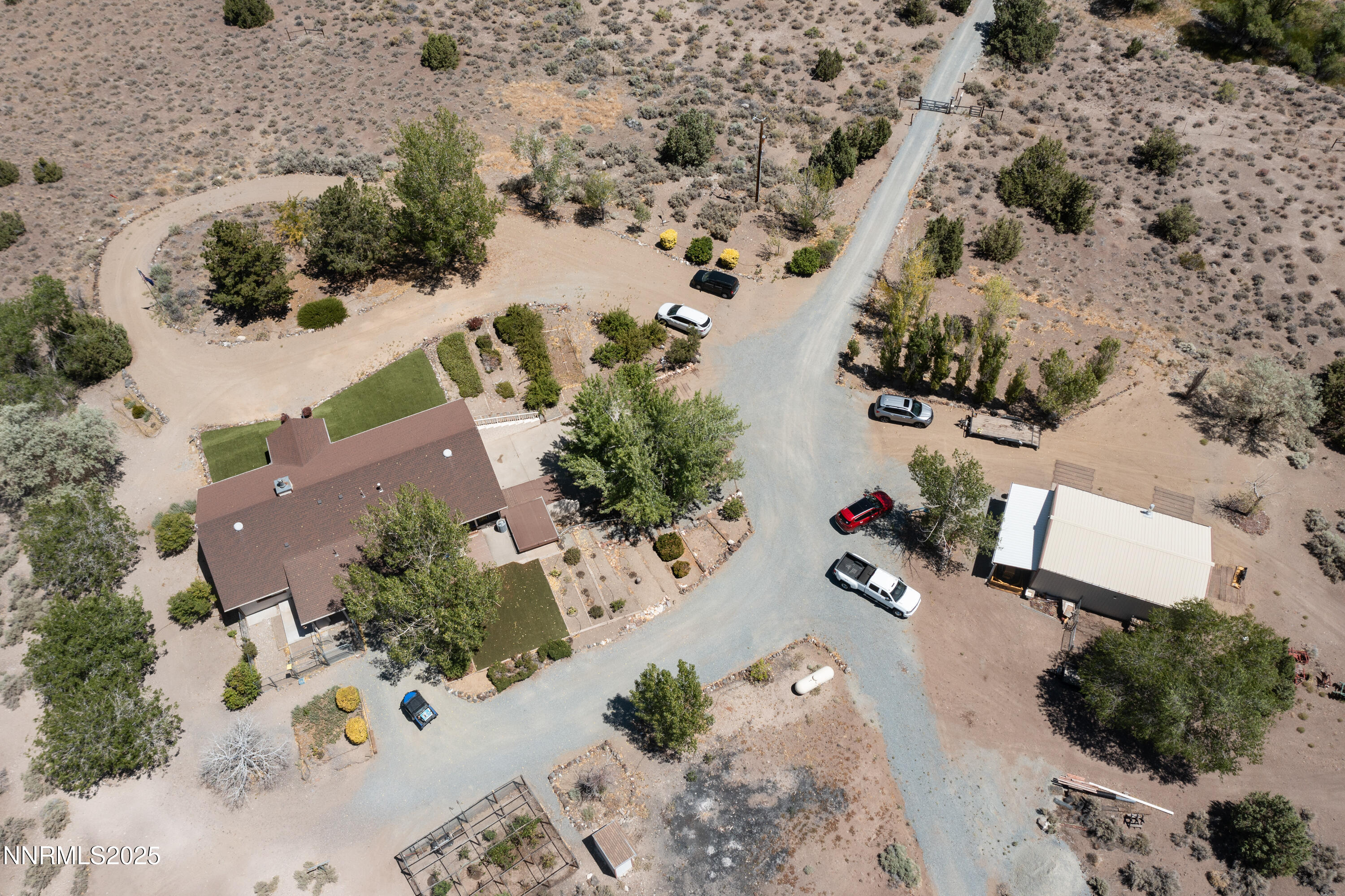 2855 Wilcox Ranch Road Reno, NV 89510 - Photo 28 of 36 an aerial view of a house with a yard