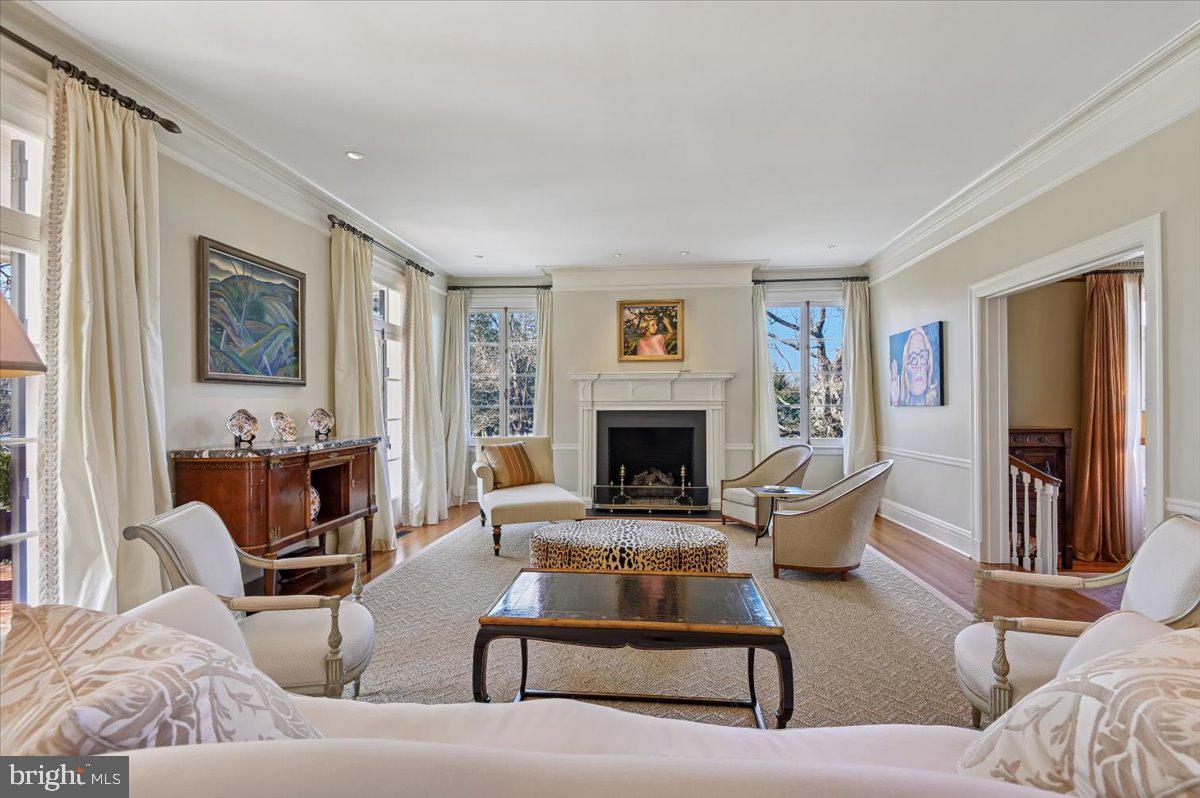 922 Rolandvue Road Baltimore, MD 21204 - Photo 10 of 89 a living room with furniture and a fireplace