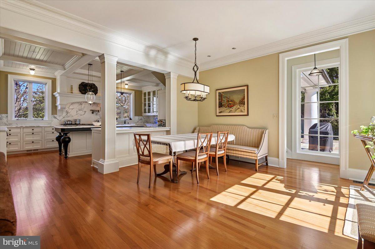 922 Rolandvue Road Baltimore, MD 21204 - Photo 21 of 89 a view of a dining room with furniture window and wooden floor