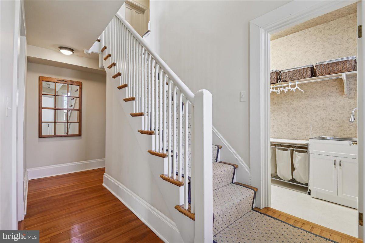 922 Rolandvue Road Baltimore, MD 21204 - Photo 61 of 89 a view of entryway and hall with wooden floor