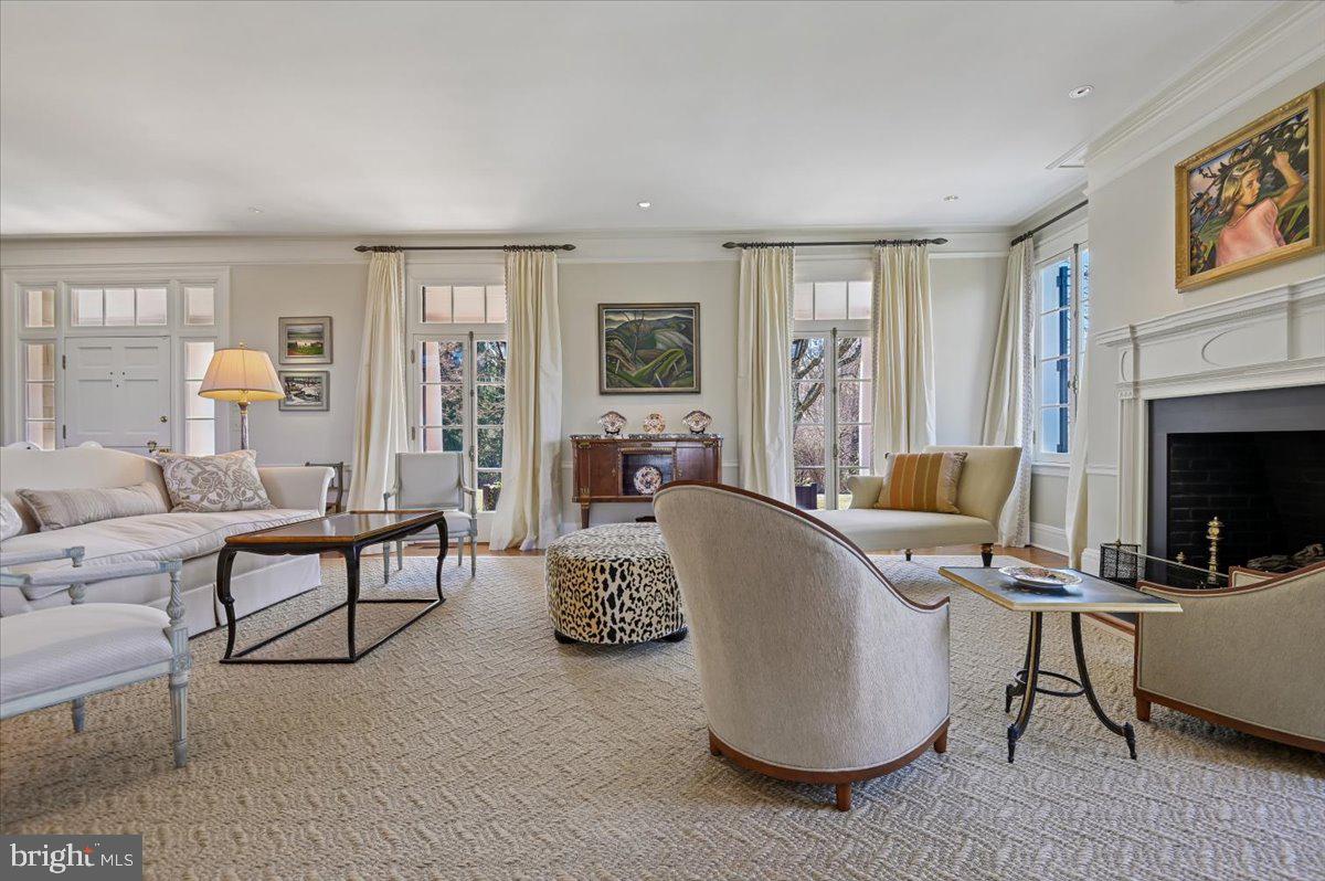 922 Rolandvue Road Baltimore, MD 21204 - Photo 8 of 89 a living room with furniture and a fireplace