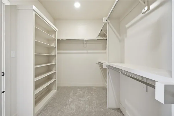 a view of closet area