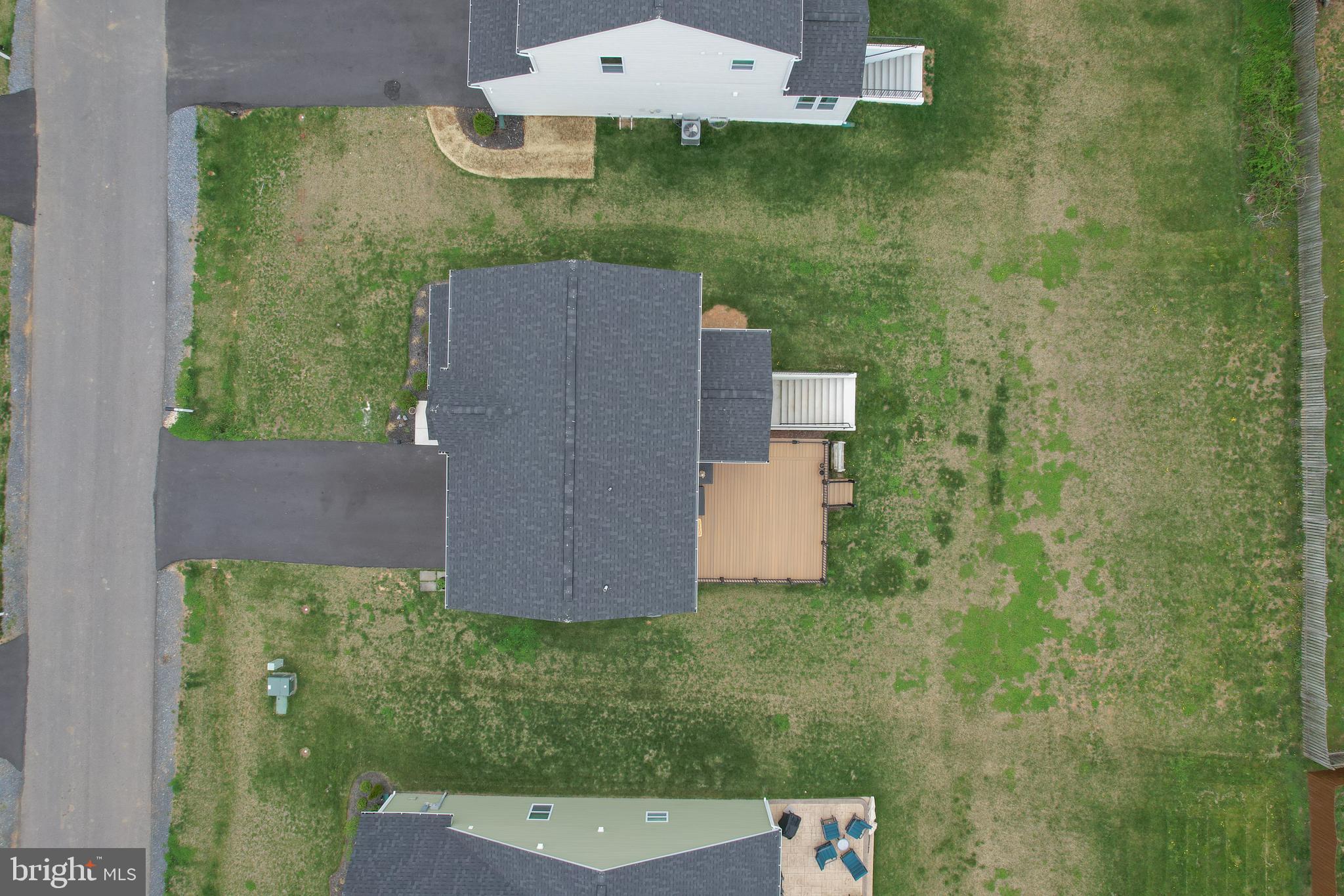 503 Boise Road Inwood, WV 25428 - Photo 70 of 83 a view of a back yard from a balcony