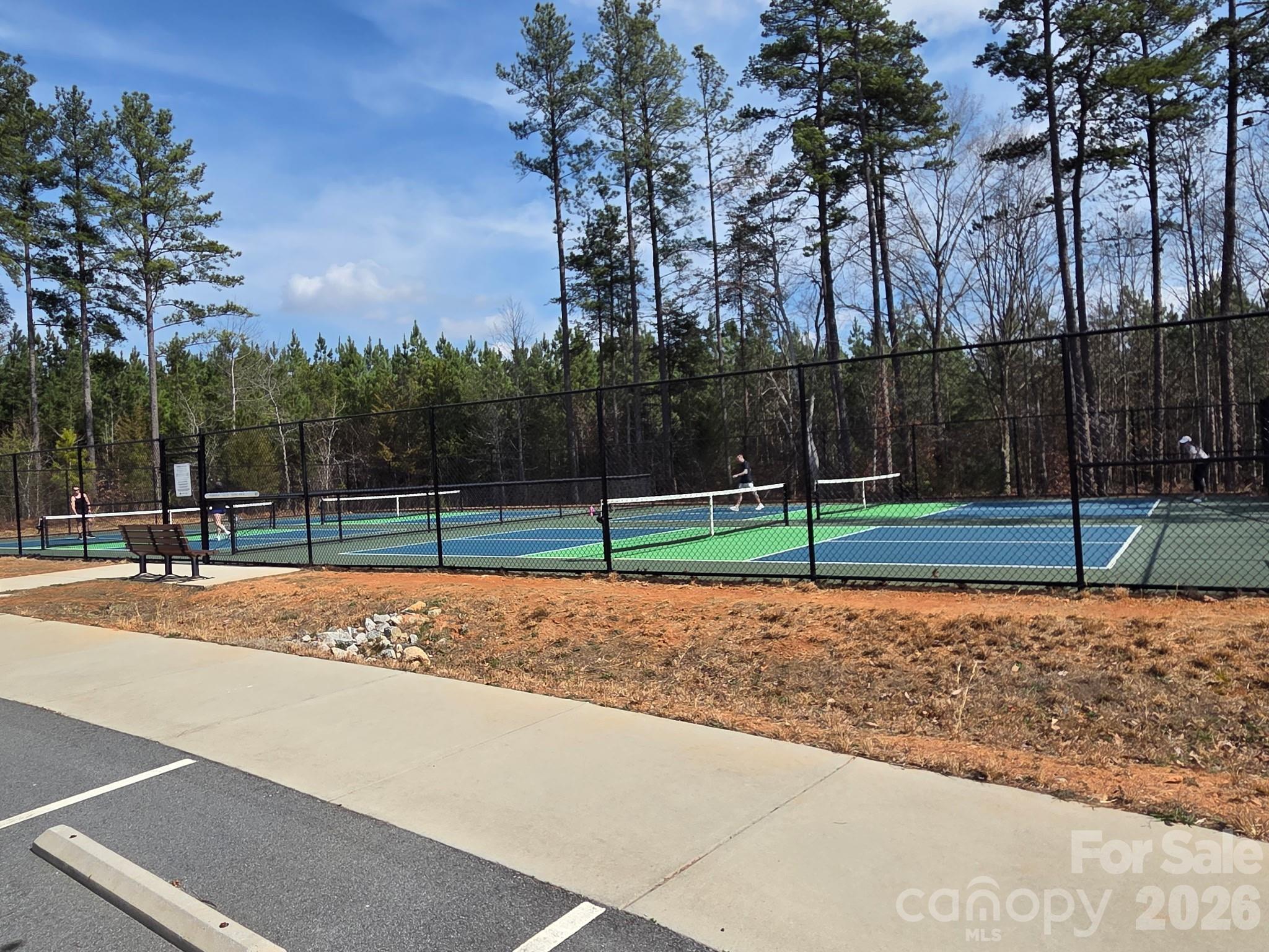 7220 Little Mountain Road Sherrills Ford, NC 28673 - Photo 14 of 18 a view of a tennis court