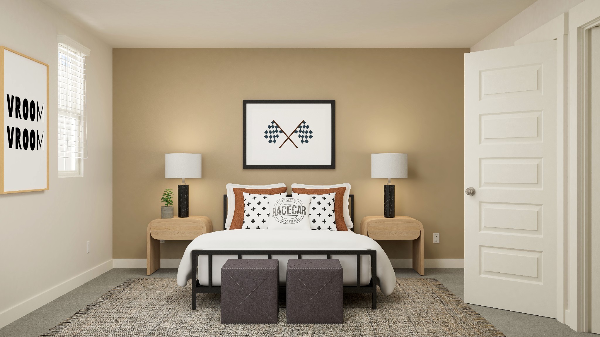 1205 Leavell Lane Murfreesboro, TN 37130 - Photo 23 of 38 a bedroom with a bed and a night stand