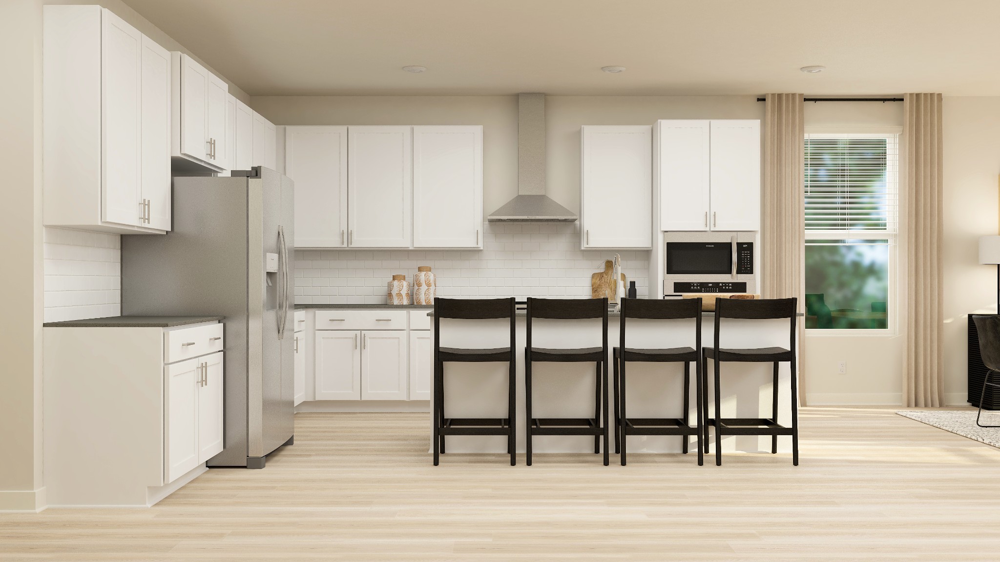 1205 Leavell Lane Murfreesboro, TN 37130 - Photo 4 of 38 a kitchen with stainless steel appliances granite countertop a stove top oven a sink and cabinets