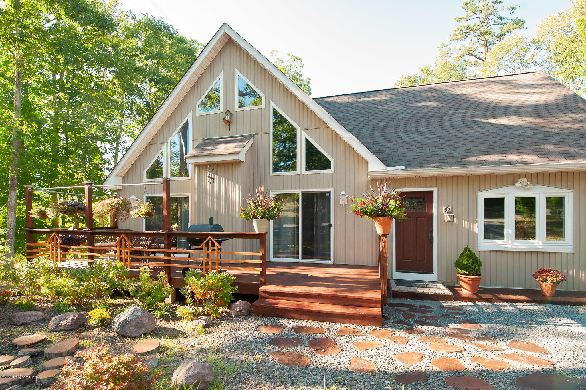 145 Salisbury Road Bushkill, PA 18324 - Photo 59 of 60 a view of a house with backyard and sitting area