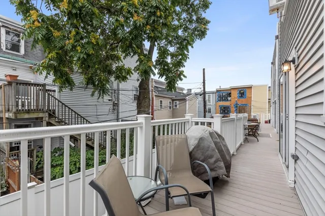 a view of balcony and deck