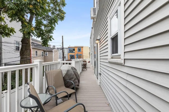 a view of a building with a street