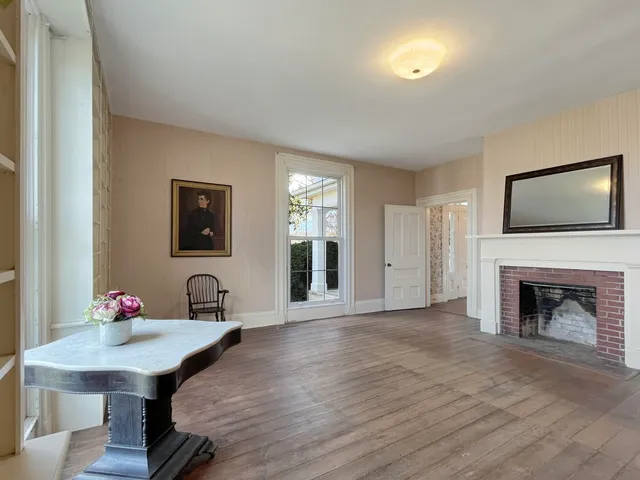 a view of a door and a front door